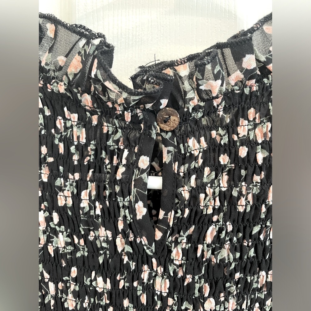 Petal & Pup black floral midi dress, size 2 - Picture 5 of 5